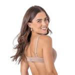 Sutiã De Micro Copas Push Up Com Click Chocolate M (42)