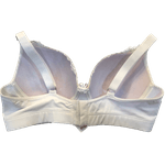 Sutiã Microfibra E Renda Copa P Branco 46 (GG)