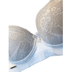 Sutiã Microfibra E Renda Copa P Branco 46 (GG)