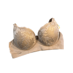 Sutiã Microfibra Renda Copa C Chocolate EGG (52)