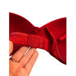 Sutiã Microfibra Renda Copa D Vermelho Cereja EGG (48)