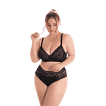 Sutia Sem Bojo Com Aro Preto XG(48)