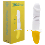 Vibrador Bananão 12 Modos Vai E Vem