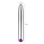 Vibrador Bullet Personal Metalizado
