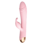 Vibrador Com Estimulador Clitoriano Slug E Rotação