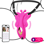 Vibrador De Calcinha Por Aplicativo Com Cinta Ajustável
