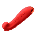 Vibrador Em Formato De Lingua Vermelha