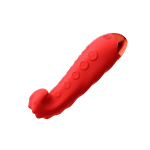Vibrador Em Formato De Lingua Vermelha