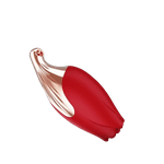 Vibrador Em Formato De Rosa com Colar