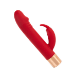 Vibrador Formato Glande Com Estimulador Rabbit