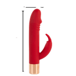 Vibrador Formato Glande Com Estimulador Rabbit