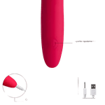 Vibrador golfinho ponto G recarregável Rosa