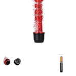 Vibrador Translucido com Glande Preto
