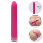 Vibrador Personal Toque Aveludado 17x2,5 CM Cor Rosa