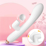 Vibrador Ponto G Com Estimulador Clitoriano