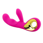 Vibrador Ponto G Com Estimulador De Clitóris Rosa