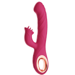 Vibrador Vai E Vem Com Estimulador Clitoriano