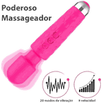 Vibrador Varinha Mágica Rosa