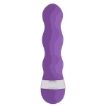Vibrador Ponto G Escalonado Aveludado 11x5cm Roxo