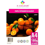 Papel Fotográfico Glossy 180g A4 X-Colour - 20 Folhas