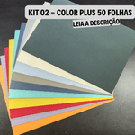 Kit 2 Color Plus - 50 folhas
