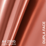 Papel Lamicote Dupla Face Rosé Gold