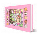 Livro de Colorir cute 50 Folhas Caderno de Desenho Pintura Coloring Book infantil