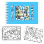 Livro de Colorir cute 50 Folhas Caderno de Desenho Pintura Coloring Book infantil