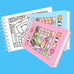 CANETINHAS +LIVROS DE COLORIR