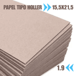 UN - Papel Cartão tipo Holler 15,5x21,5