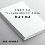 Papel Offset Universitário 75gr Chambril 500 Folhas