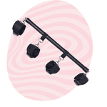 Separador Bdsm Com Bracelete e Tornozeleiras - Dominatrixxx