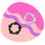 Kit com 3 Anéis Penianos