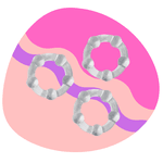 Kit com 3 Anéis Penianos