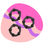 Kit com 3 Anéis Penianos