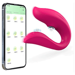 Vibrador de Casal Sugador com App
