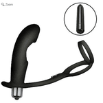 Cool Prost - Vibrador de Próstata em Silicone com Anel Duplo
