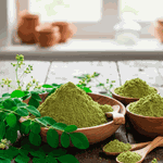 Moringa em Pó 100% Natural – Superalimento Rico em Nutrientes