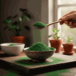 Spirulina em Pó Natural – Nutrição Concentrada e Energia no Dia a Dia