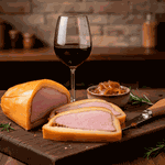 Provolone Recheado com Pinhanha Suína Defumado 