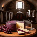 Queijo Artesanal Maturado no Vinho Tinto (Sob Encomenda)