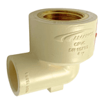 CPVC JOELHO 90º TRANSPOSIÇÃO FÊMEA AMANCO – DIVERSOS TAMANHOS