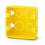 CAIXA DE LUZ PVC 4X4 AMARELA 1266 KRONA