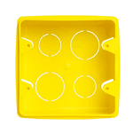 CAIXA DE LUZ PVC 4X4 AMARELA 1266 KRONA