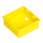 CAIXA DE LUZ PVC 4X4 AMARELA 1266 KRONA
