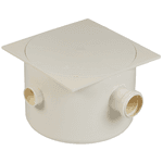 CAIXA SIFONADA QUADRADA BEGE 250X172X50MM 0924 KRONA