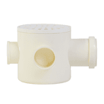 CAIXA SIFONADA REDONDA Nº7 100X100X50MM 0906 KRONA