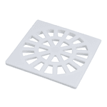 GRELHA QUADRADA BRANCA KRONA