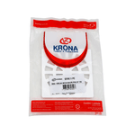 GRELHA QUADRADA BRANCA KRONA