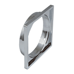 PORTA GRELHA Nº60 QUAD. P/ CAIXA SIF. CROMADA 100MM KRONA